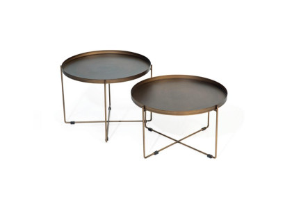 Coffee table x2 Living room Coffee Table Nesting table Side tables 2 pcs. Round tables